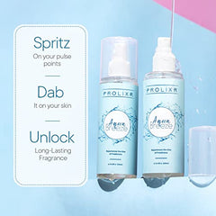 Prolixr Aqua Breeze Body Mist | Body Spray | Long Lasting | Womens Perfume - Aqua Fresh Fragrance - 200 Ml