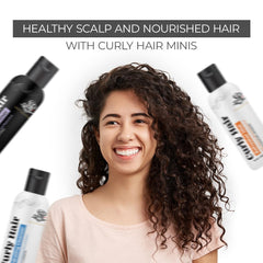 Curly Hair Plumping Primer, Hydrating Cleanser and Refresher Mist Set | Frizzy and Curly Hair Products | Hair care for curly hair | Magic hair care for curls| Created by Savio John Pereira (pack of 3)