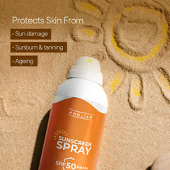 Prolixr Oil Free Sun Protection Sunscreen Spray SPF 50 PA++ UVA/UVB Rays |Matte Finish,Lightweight, Non Greasy, Quick Absorbing with No White Cast, Water Resistant | For Women & Men | All Skin Types - 100ml