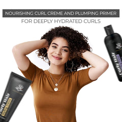 Plumping primer & Cream combo, Curly hair products by Savio for Prolixr, hair care products for women(Pack of 2)