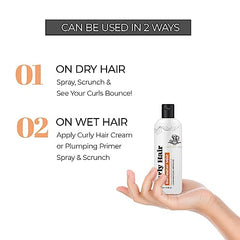 Curly Hair Refresher Mist | Wavy, Frizzy and Curly Hair Products | Hair spray | Hair care for curly hair | Magic hair care for curls | Created by Savio John Pereira - 100 ml