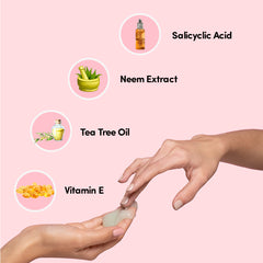 Prolixr Salicylic & Tea Tree Acne Therapy Clay Mask - Acne | Detoxifies Skin | Blemish Prone Skin - 60g