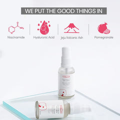 Prolixr Jeju Hyaluronic Acid and Niacinamide Face Serum - Hydrating | Brightening | Pore Tightening | Korean Skincare - 30ml