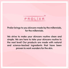 Prolixr Reverse Ageing Foaming Face Wash | Retinol & Acai Berry | Ageing | Collagen Production | Suitable for All Skin Types - 80ml