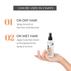 Curly Hair Refresher Mist | Wavy, Frizzy and Curly Hair Products | Hair spray | Curly hair care | Magic hair care for curls | Created by Savio John Pereira - 50 ml (Pack of 2)