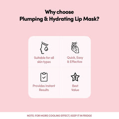 Prolixr Plumping & Hydrating Lip Mask For Pink Lips | With Witch Hazel, AloeVera, Acai Berry & Mullberry | Cure Dark, Dull, Dry & Chapped Lips - For Women & Men - 3 Strips