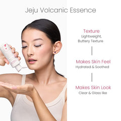 Prolixr Jeju Volcanic Face Essence - Clear, Deep Hydration & Bright Skin - Minimizes Wrinkles & Fine Lines - Korean Skin Care Products - All Skin Types - 100ml