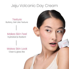 Prolixr Jeju Volcanic Day Cream - Aloe Vera & Pomegranate | Brightening | Collagen Boosting | Korean Skin Care Products | Normal, Dry and Oily Skin- 50g