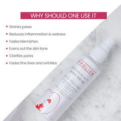 PROLIXR 'S Jeju Volcanic Alcohol-Free Face Toner|Pore Tightening|Glowing Skin|Blemishes|Korean Skin Care|Pack of 100Ml