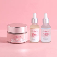 Prolixr Vitamin Restore Combo - With Sea Algae Mask, Niacinamide + Hyaluronic Acid Serum & Vitamin C Serum For Face - For Hydrating Pore Tightening - For All Skin Types