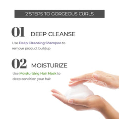 Curly Hair Shampoo and Mask Combo | Wavy, Frizzy and Curly Hair Products | Olive oil | Coconut Oil | Hair care for curly hair | Created by Savio John Pereira
