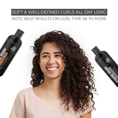 Curly Hair Plumping Primer and Hair Gel Light Combo | Frizzy and Curly Hair Products | Hair care for curly hair | Magic hair care for curls | Created by Savio John Pereira (pack of 2)