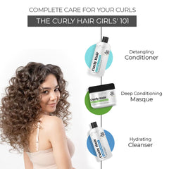 Curly Hair Shampoo | Wavy, Frizzy and Curly Hair Products | Anti Frizz Shampoo | Olive oil | Coconut Oil | Curly hair shampoo | Hair care for curly hair | Created by Savio John Pereira - 200ml (1000)