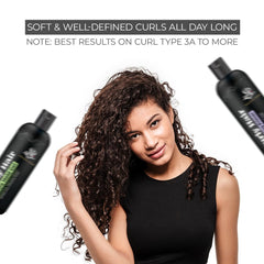 Curly Hair Plumping Primer and Hair Gel Ultra Combo | Frizzy and Curly Hair Products | Hair care for curly hair | Magic hair care for curls | Created by Savio John Pereira (pack of 2)