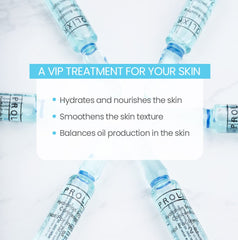 Prolixr 10 Day Hydration Boosting Concentrate Serum Ampoule - Moisturises & Treats Dry Skin - Nourishes Dehydrated Skin - For All Skin Types - 2ml X 10