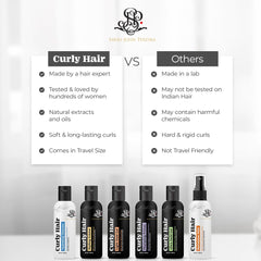 Curly Hair Crèam and Gel Ultra Combo | Wavy & Curly Hair Products | Hair care for curly hair | Magic hair care for curls | Shea Butter | Coconut | Created by Savio John Pereira (Pack of 2)