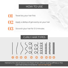 Curly Hair Gel Light | Wavy & Curly Hair Products | Curly hair care | Magic hair care for curls | Hair Gel | Shea Butter | Vitamin B | Dragon fruit | Created by Savio John Pereira 50ml (Pack of 10)