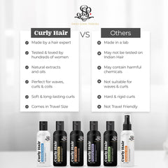 Curly Hair Crèam and Gel Light Combo | Wavy & Curly Hair Products | Hair care for curly hair | Magic hair care for curls | Shea Butter | Coconut | Created by Savio John Pereira (Pack of 2)