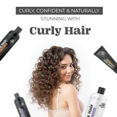 Curly Hair Care Set | Shampoo, conditioner, hair gel light,& Plumping primer | Curly hair Products | Hair care for curly hair | Shea Butter | Coconut | Created by Savio John Pereira