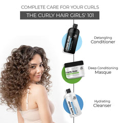 Curly Hair Shampoo | Wavy and Curly hair products | Softens | Detangles | Hydration, Nourishment and Protection | Enriched with Olive Oil, Hibiscus, Coconut | Magic hair care for curls | By Bollywood Hair Stylist Savio John Pereira - 200ml