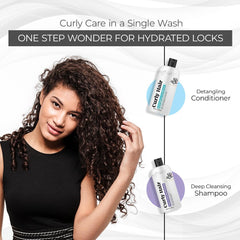 Curly Hair Hydrating Cleanser | Wavy and Curly Hair Products | Curly hair care | Magic hair care for curls | Shea butter | Coconut | Dragon fruit | Created by Savio John Pereira - 200ml (Pack of 10)