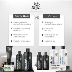 Curly Hair Plumping Primer and Refresher Mist Combo | Frizzy and Curly Hair Products | Hair spray | Hair care for curly hair | Magic hair care for curls | Created by Savio John Pereira (pack of 2)