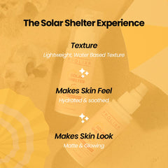 Prolixr Solar Shelter Sunscreen SPF 50 - PA +++ Broad Spectrum - Lightweight, Matte Finish - 100ml