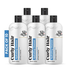 Curly Hair Hydrating Cleanser | Wavy and Curly Hair Products | Curly hair care | Magic hair care for curls | Shea butter | Coconut | Dragon fruit | Created by Savio John Pereira - 200ml (Pack of 10)
