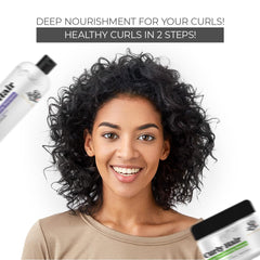 Curly Hair Shampoo and Mask Combo | Wavy, Frizzy and Curly Hair Products | Olive oil | Coconut Oil | Hair care for curly hair | Created by Savio John Pereira
