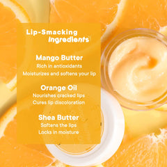 Prolixr Mango Butter & Orange Oil Lip Balm | Dry Damaged, and Chapped Lips | Discoloration | Hydrating | Brightening - All Skin Types - 8g