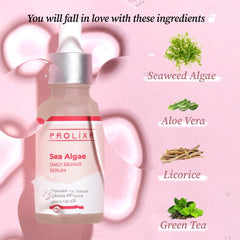 Prolixr Sea Algae Daily Repair Face Serum - Open Pore | Skin Radiance | Hydrates & Clarifies | All Skin Types | (30ml)